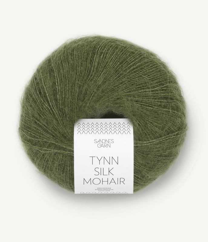 Tynn Silk Mohair 9062 Olive Green